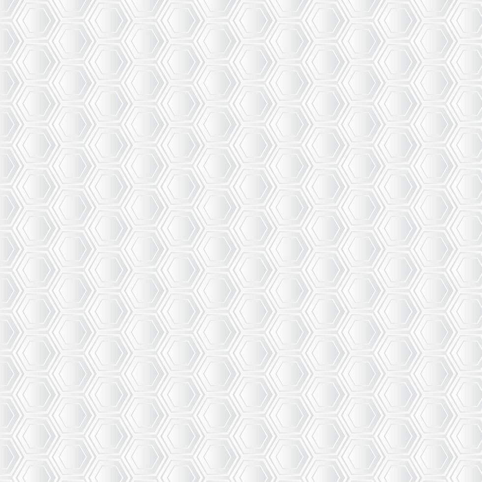White honeycomb background. Paper art pattern vector
