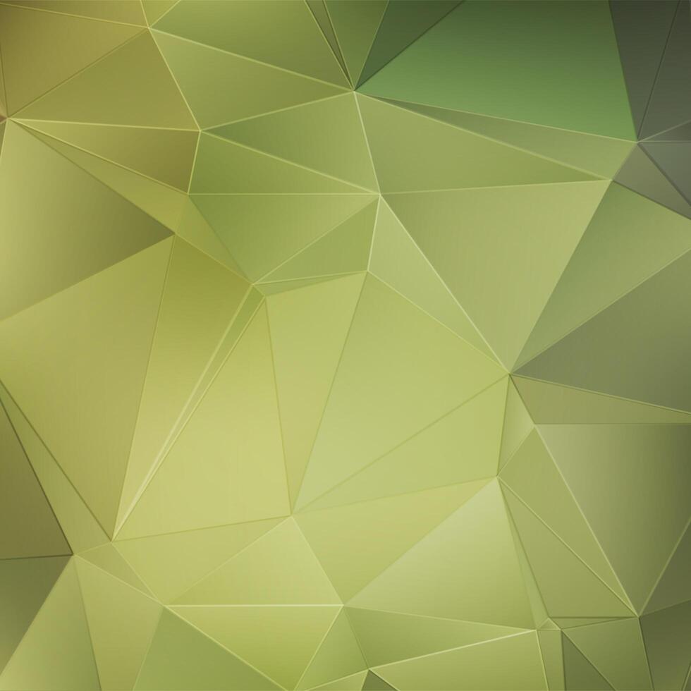 Green crystal abstract background vector