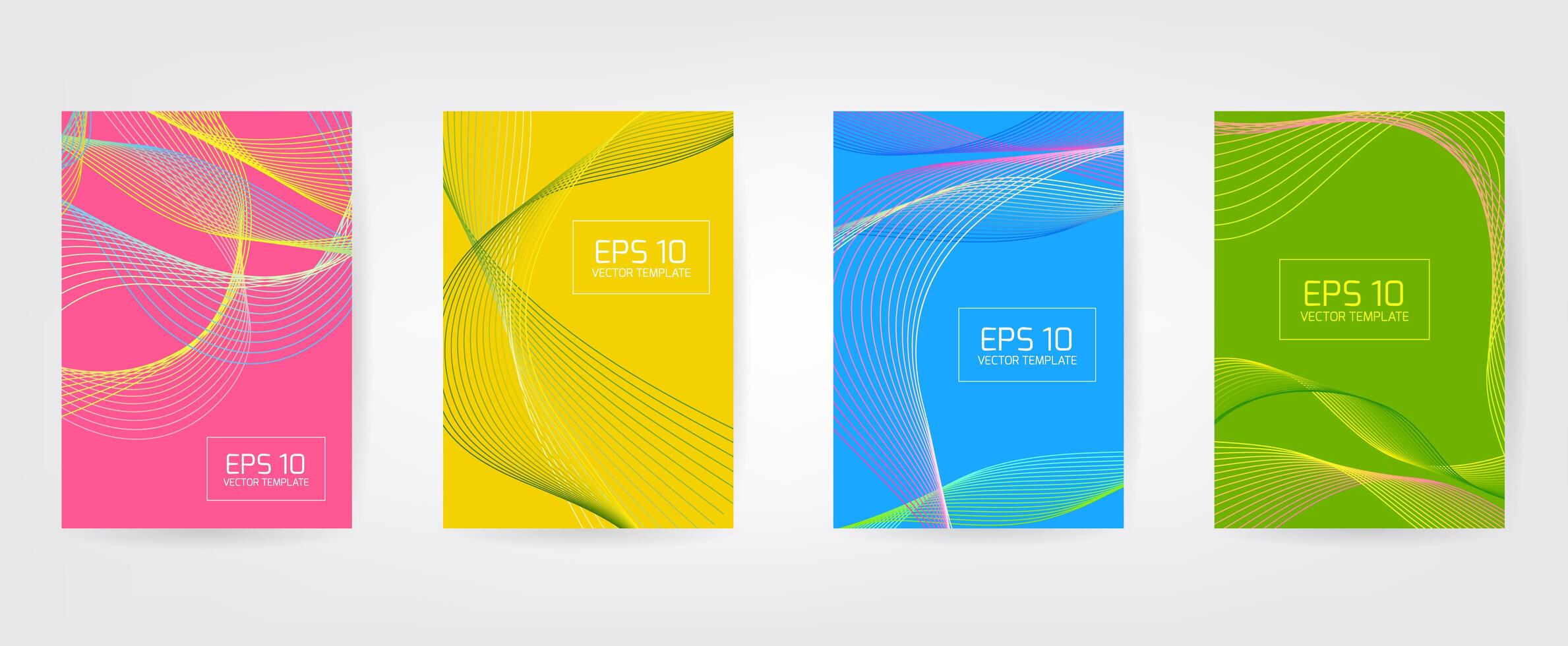 Minimal Vector covers design. Cool halftone gradients. Future Poster template.