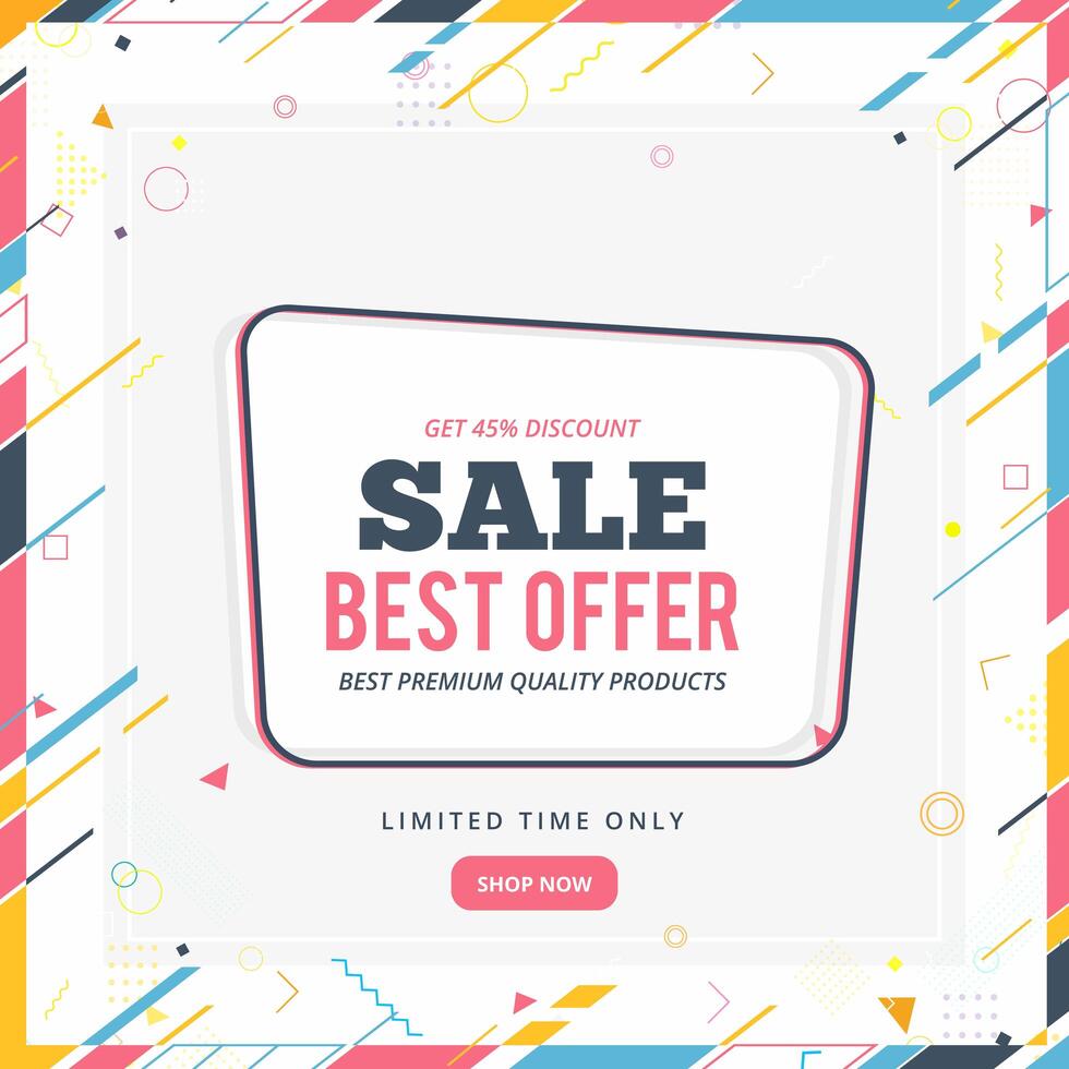 Sale Banner Template Design Big Sale Special Offer End Of Season