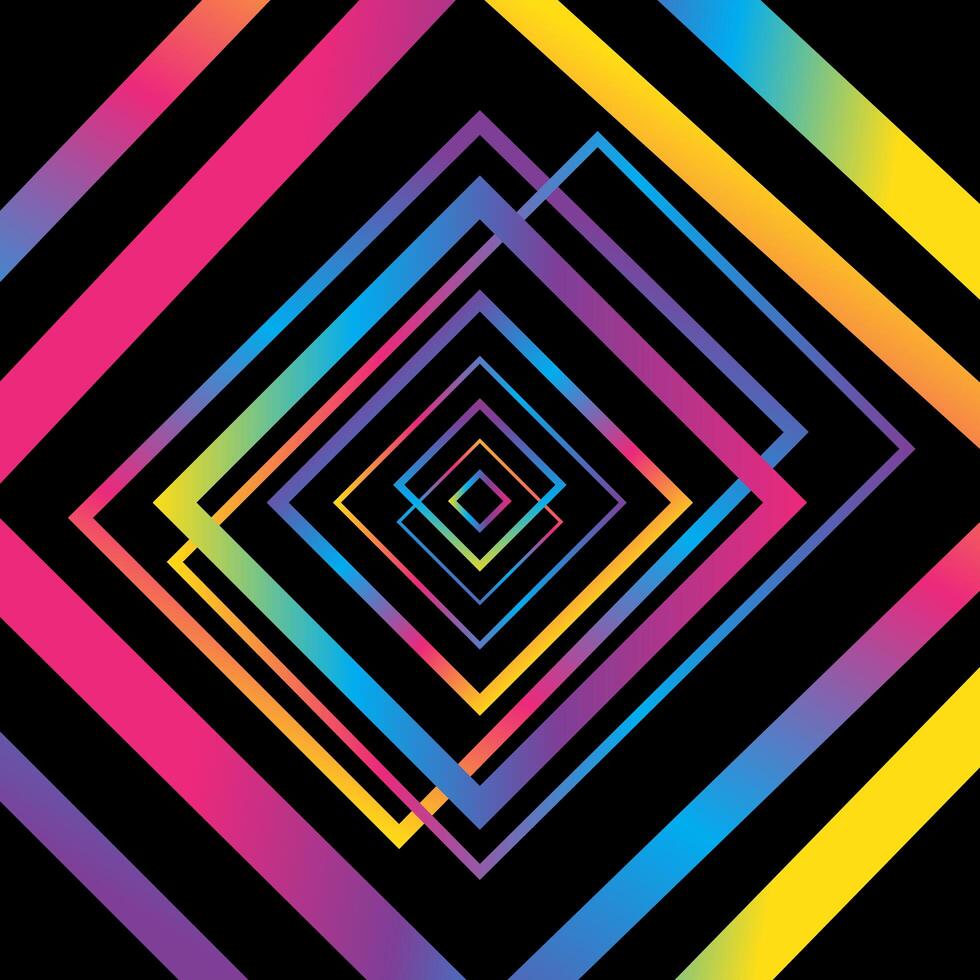 Abstract Colorful Background Simple Shapes With Trendy Gradients