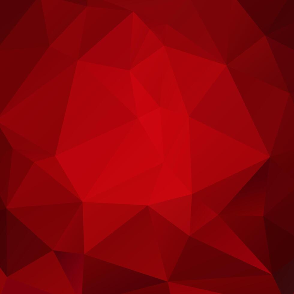 Red geometric background vector