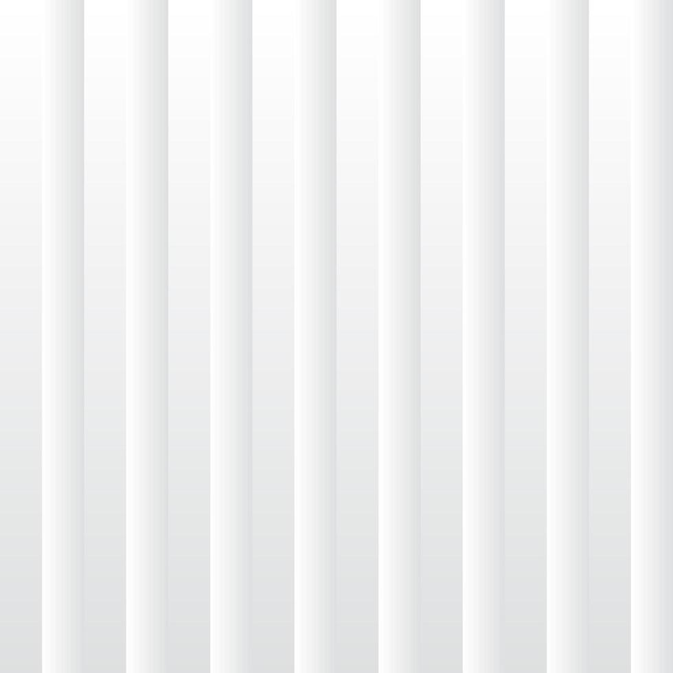 Abstract white gradient striped background vector