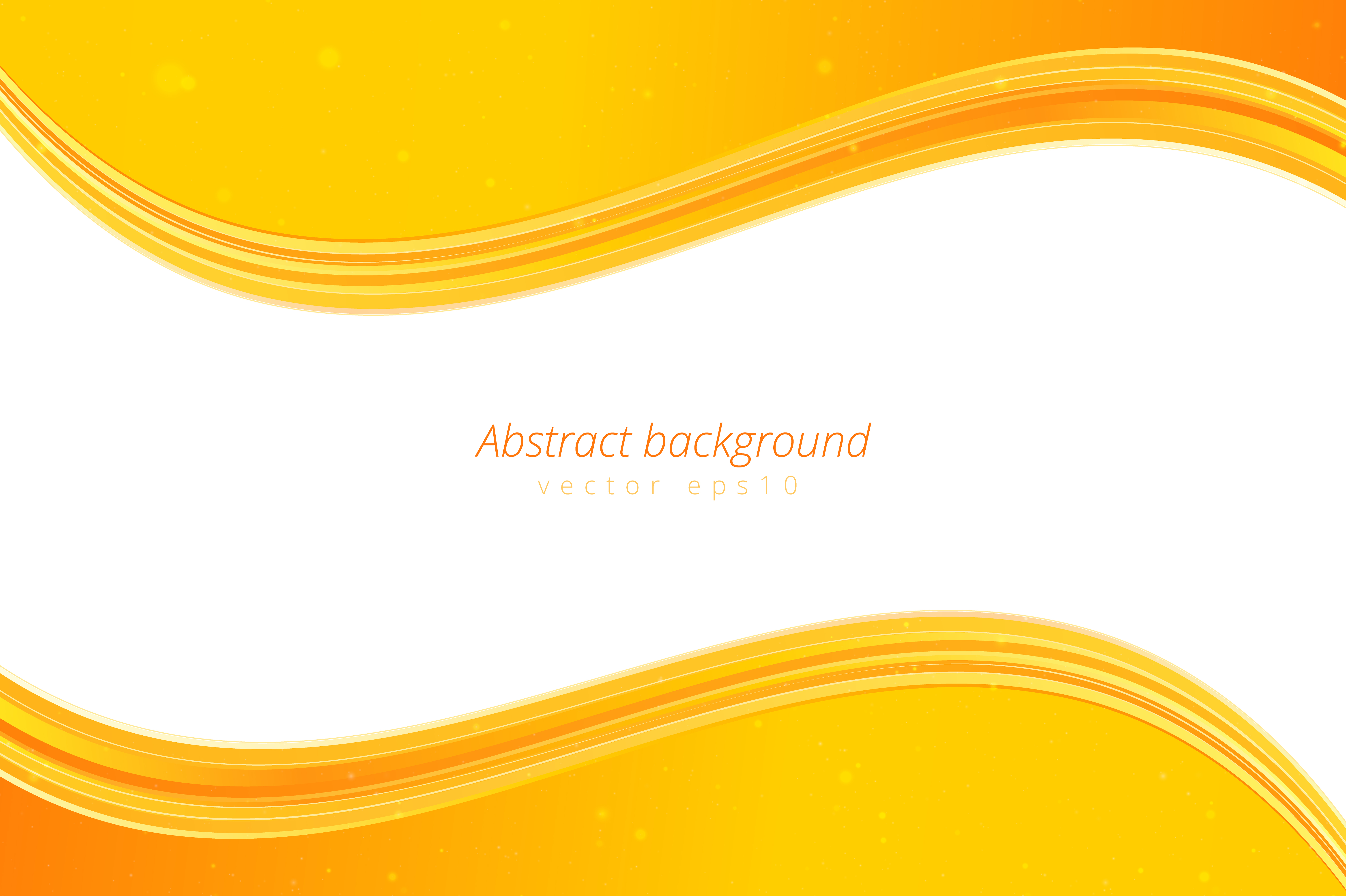 Yellow wave background with white space for text 570361 Vector Art at