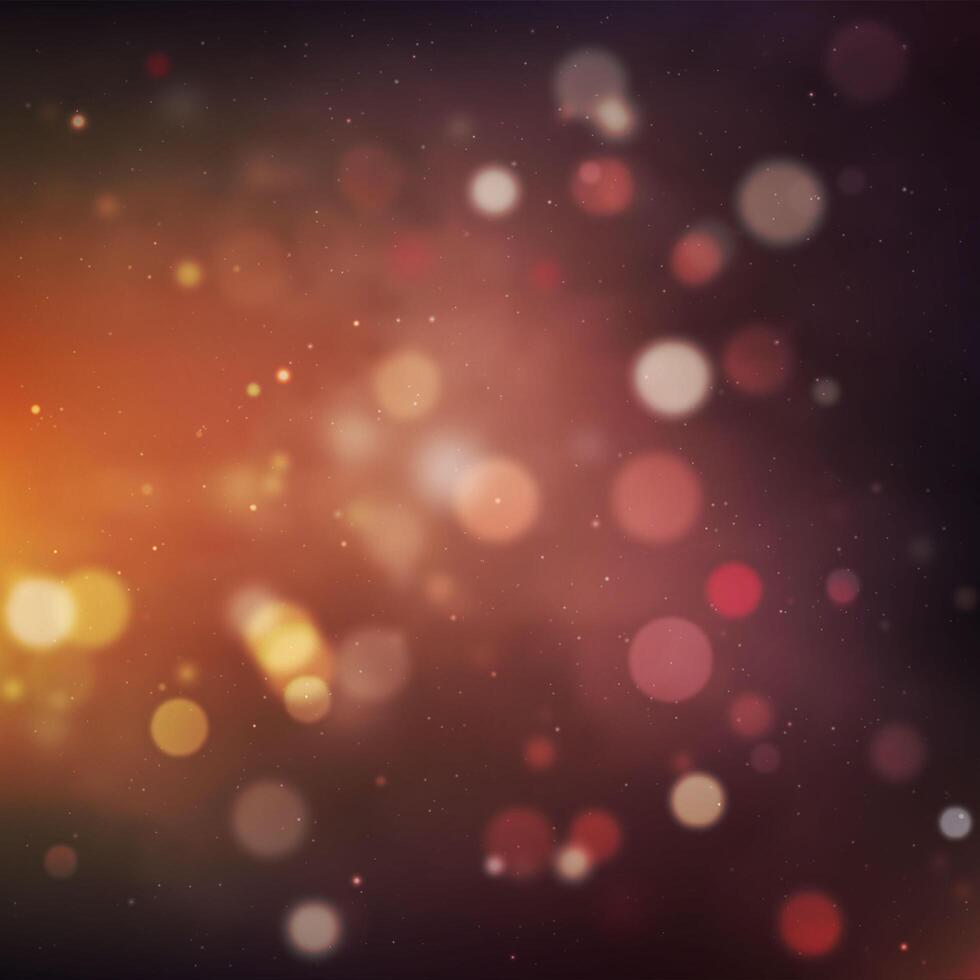 Abstract bokeh background vector