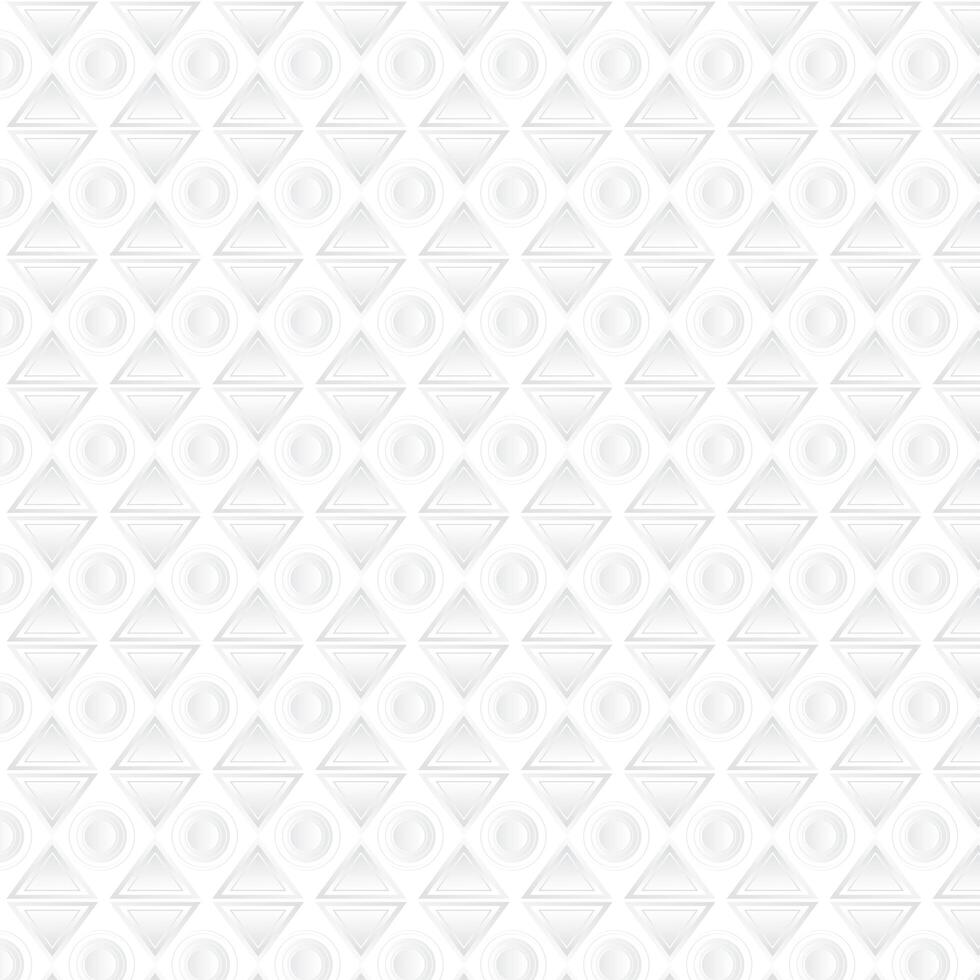 White geometric background, pattern vector