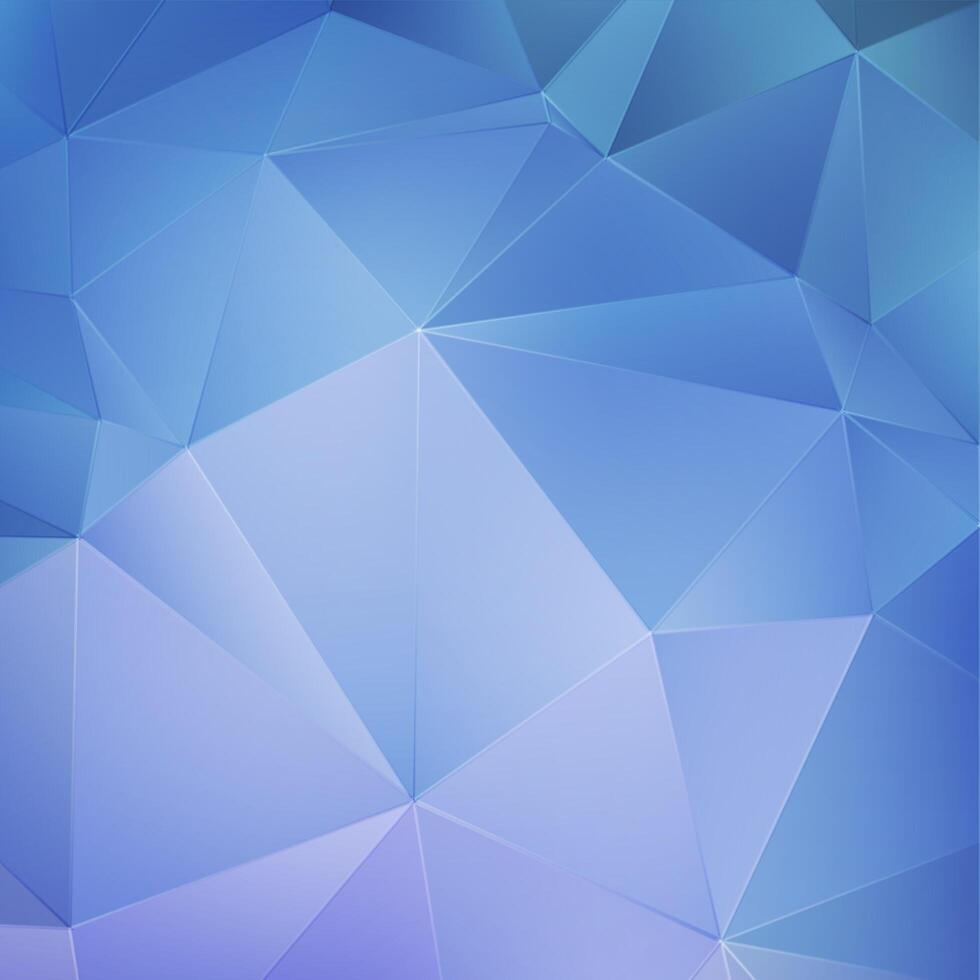 Blue geometric background vector