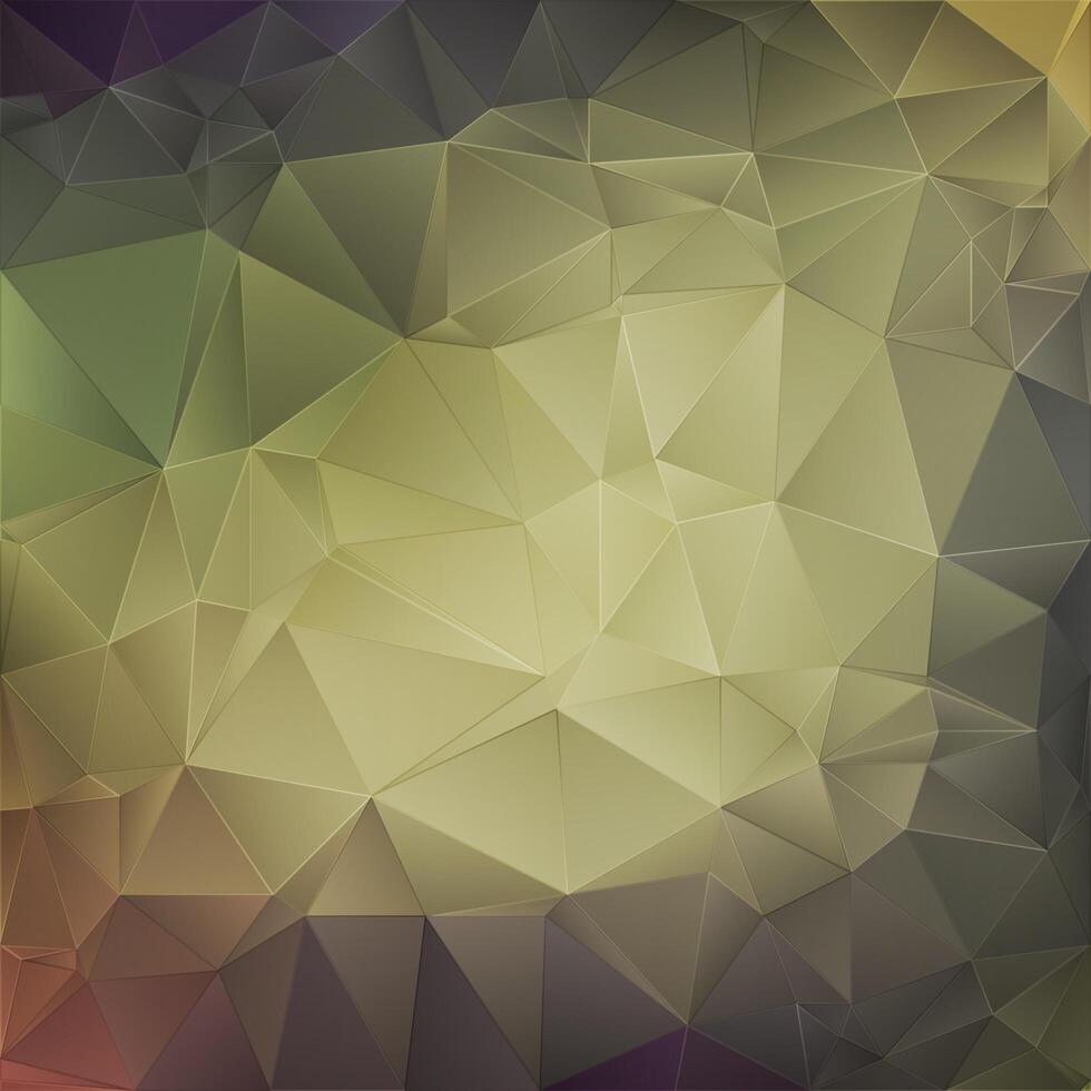 Green crystal abstract background vector