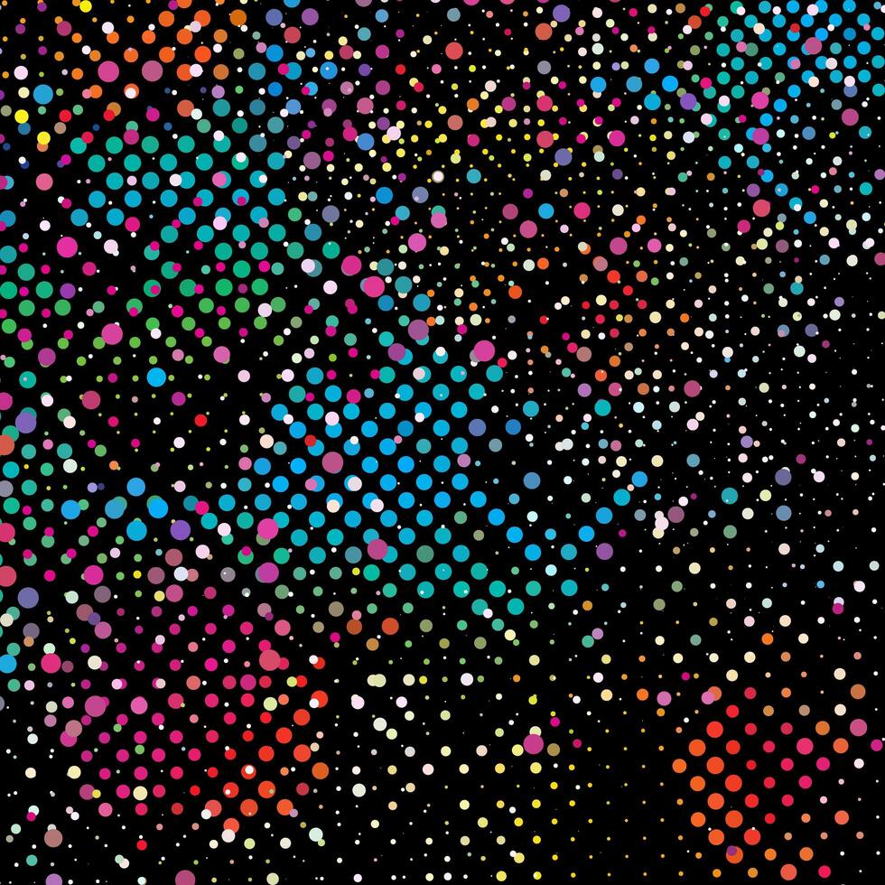 Fondo de puntos de colores vector