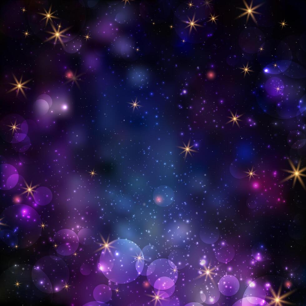 Fondo abstracto de la galaxia vector