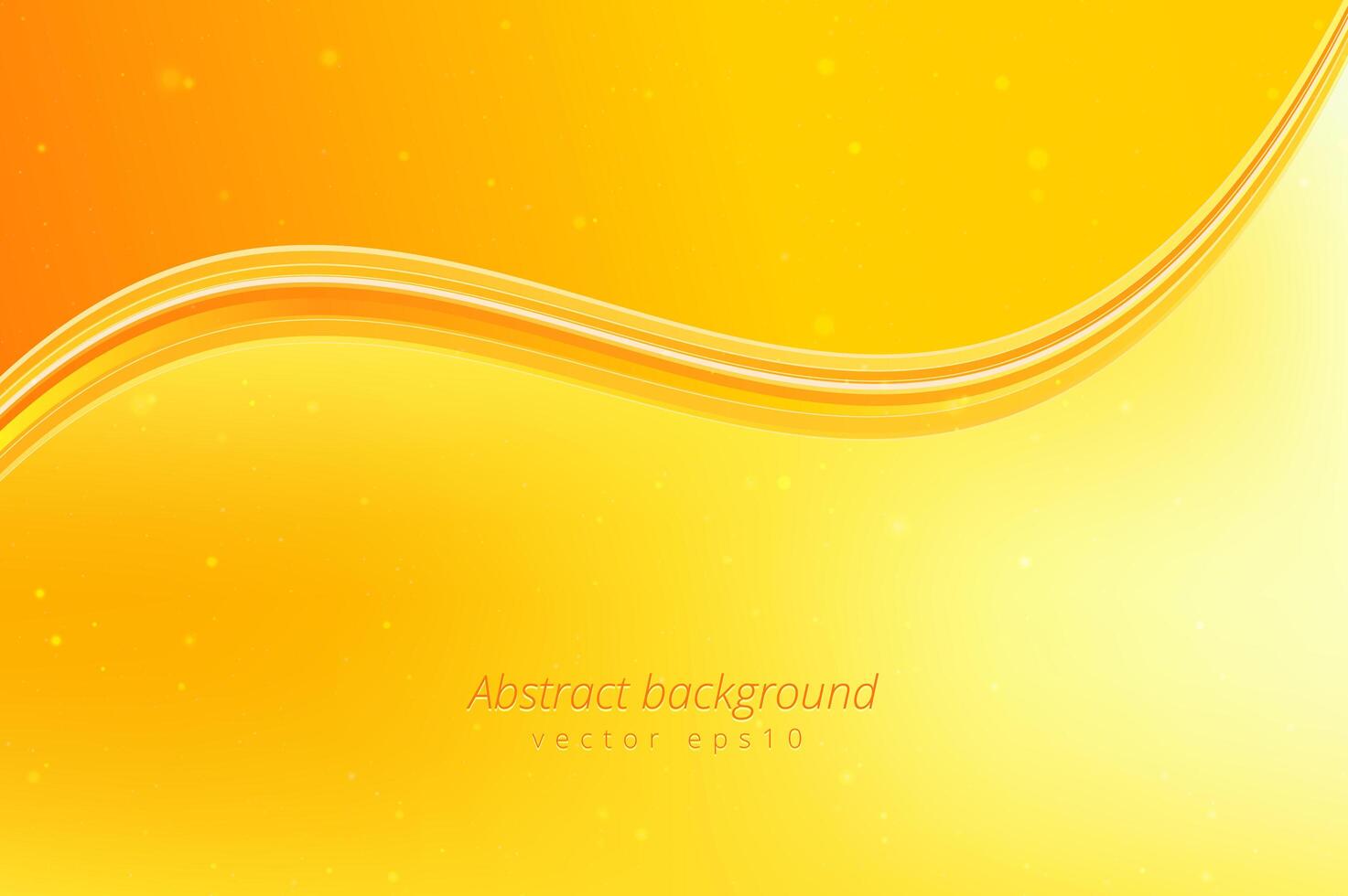 Fondo amarillo de la onda vector