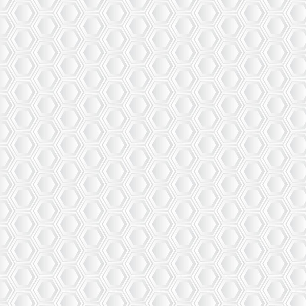 White honeycomb background. Paper art pattern vector