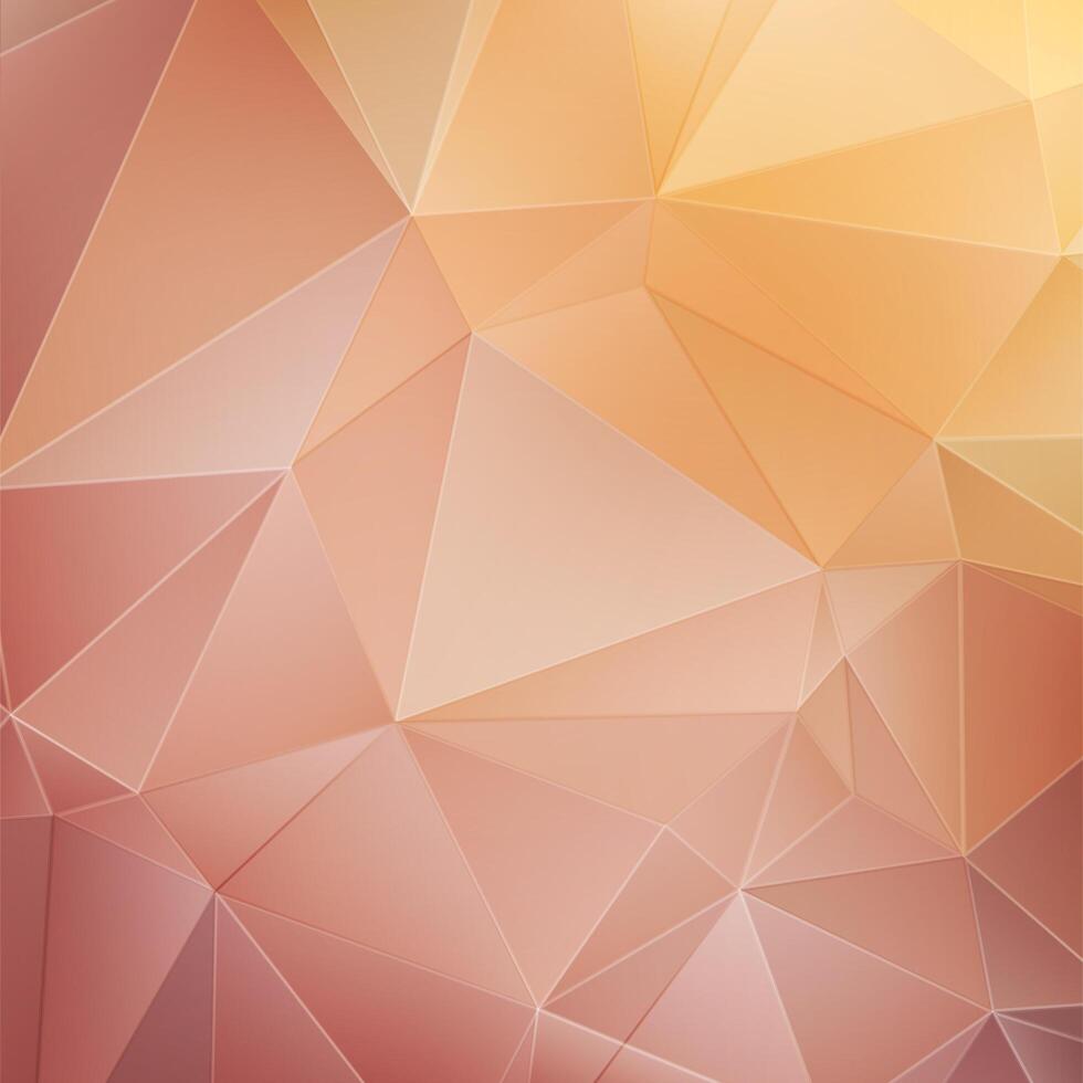 Pink crystal geometric background vector