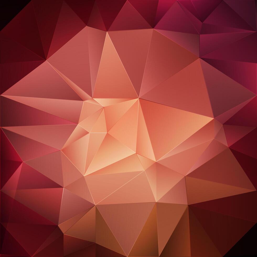 Red geometric background vector