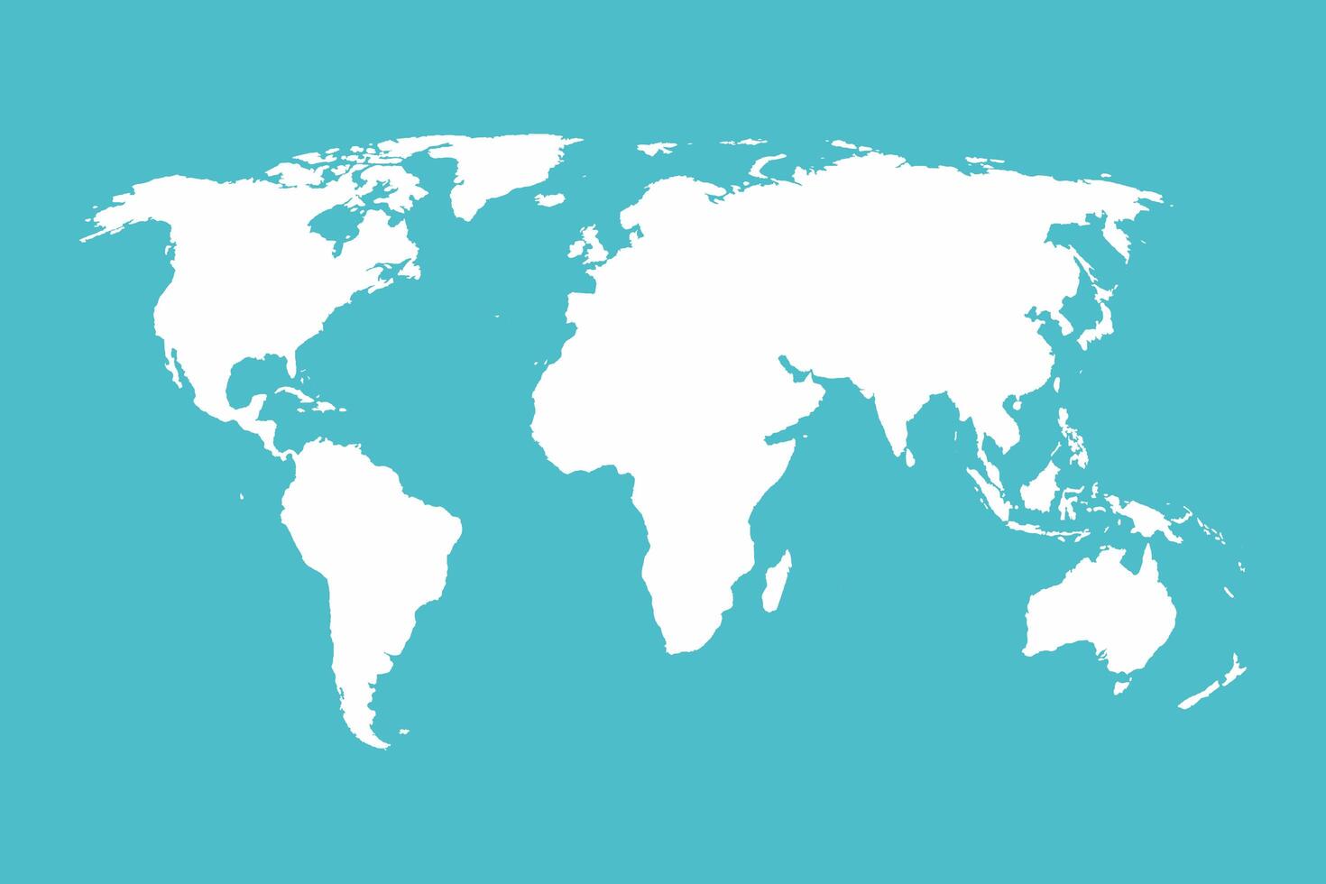 Mapa del mundo ilustración vector