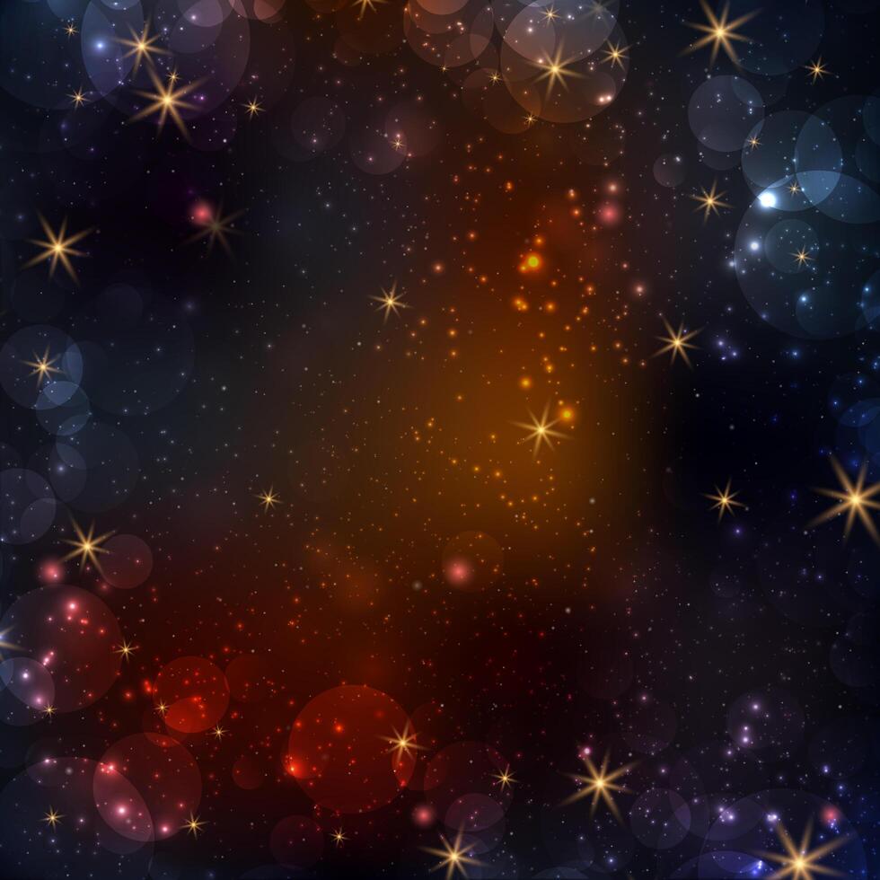 Fondo abstracto de la galaxia vector