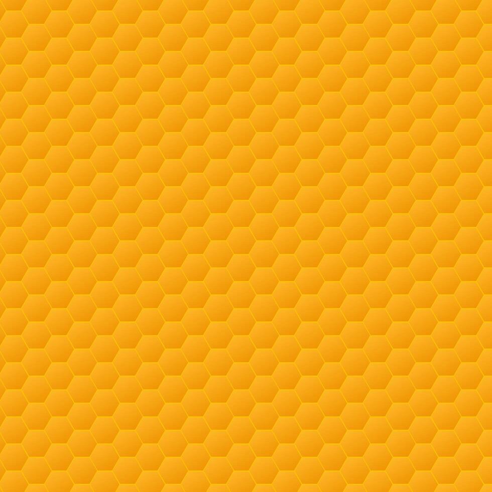 Yellow honeycomb pattern vector