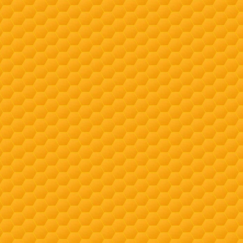 Yellow honeycomb pattern vector