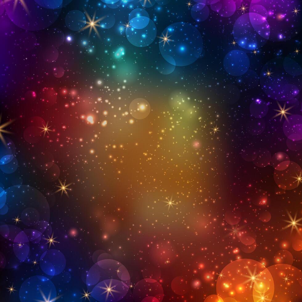 Fondo abstracto de la galaxia vector