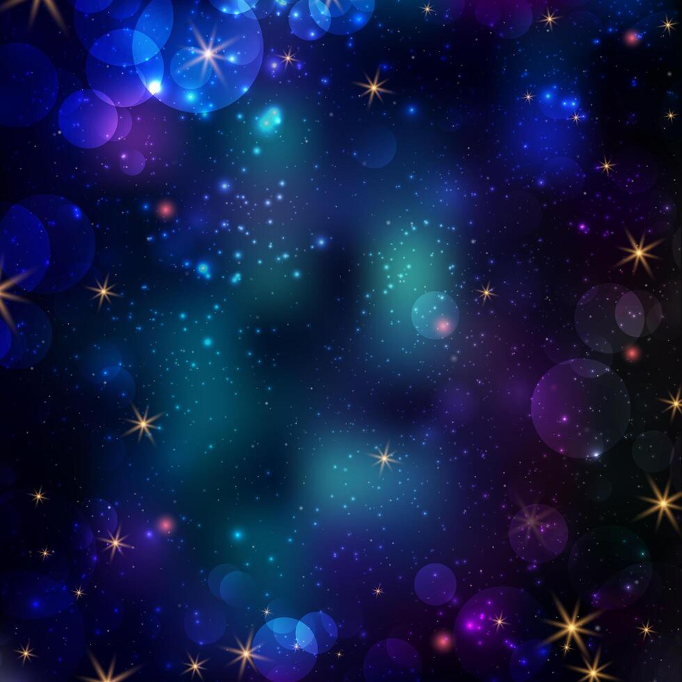 Abstract galaxy background vector