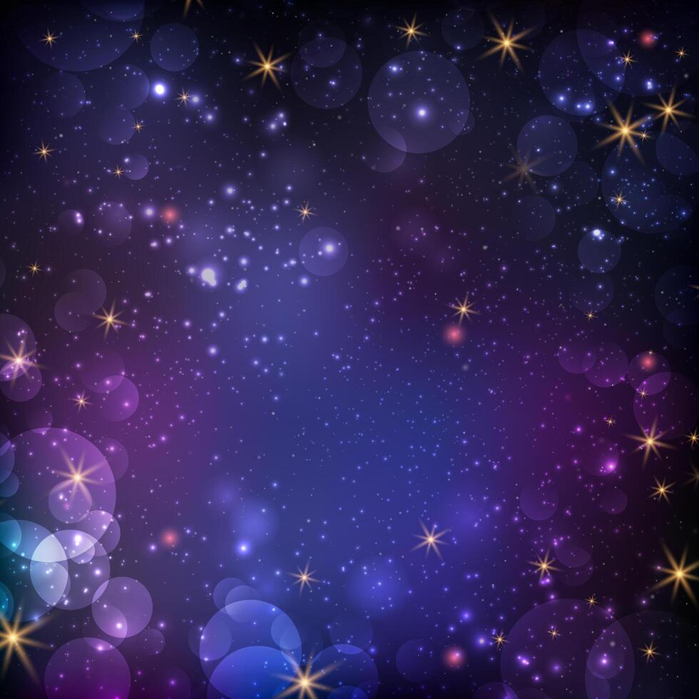 Abstract galaxy background vector