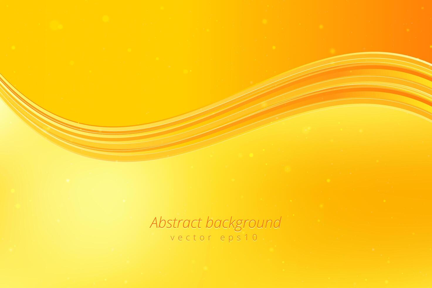 Fondo amarillo de la onda vector