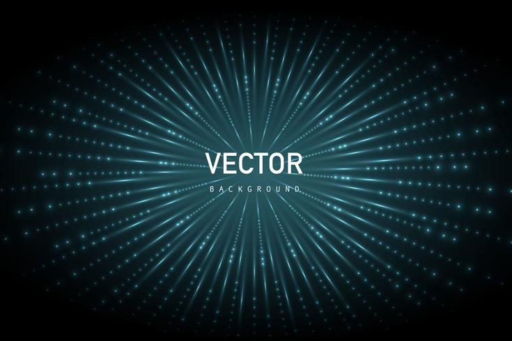 luces en fondo de forma circular vector