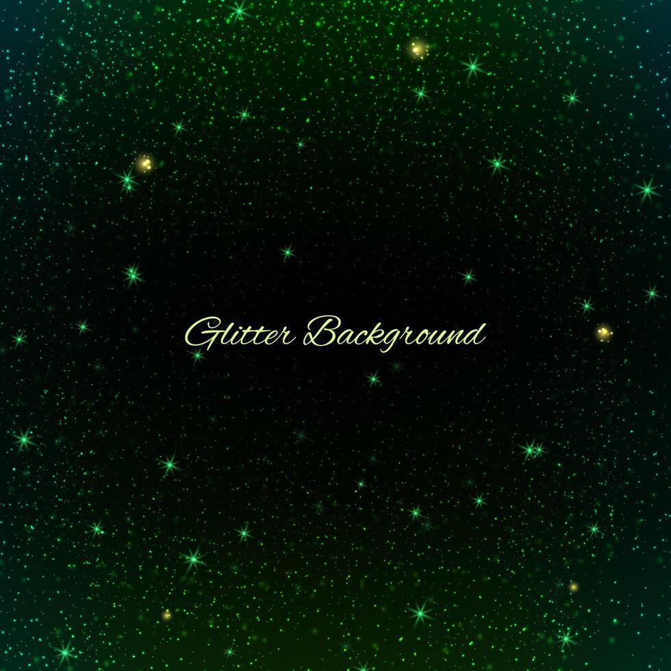 Green Glitter background vector