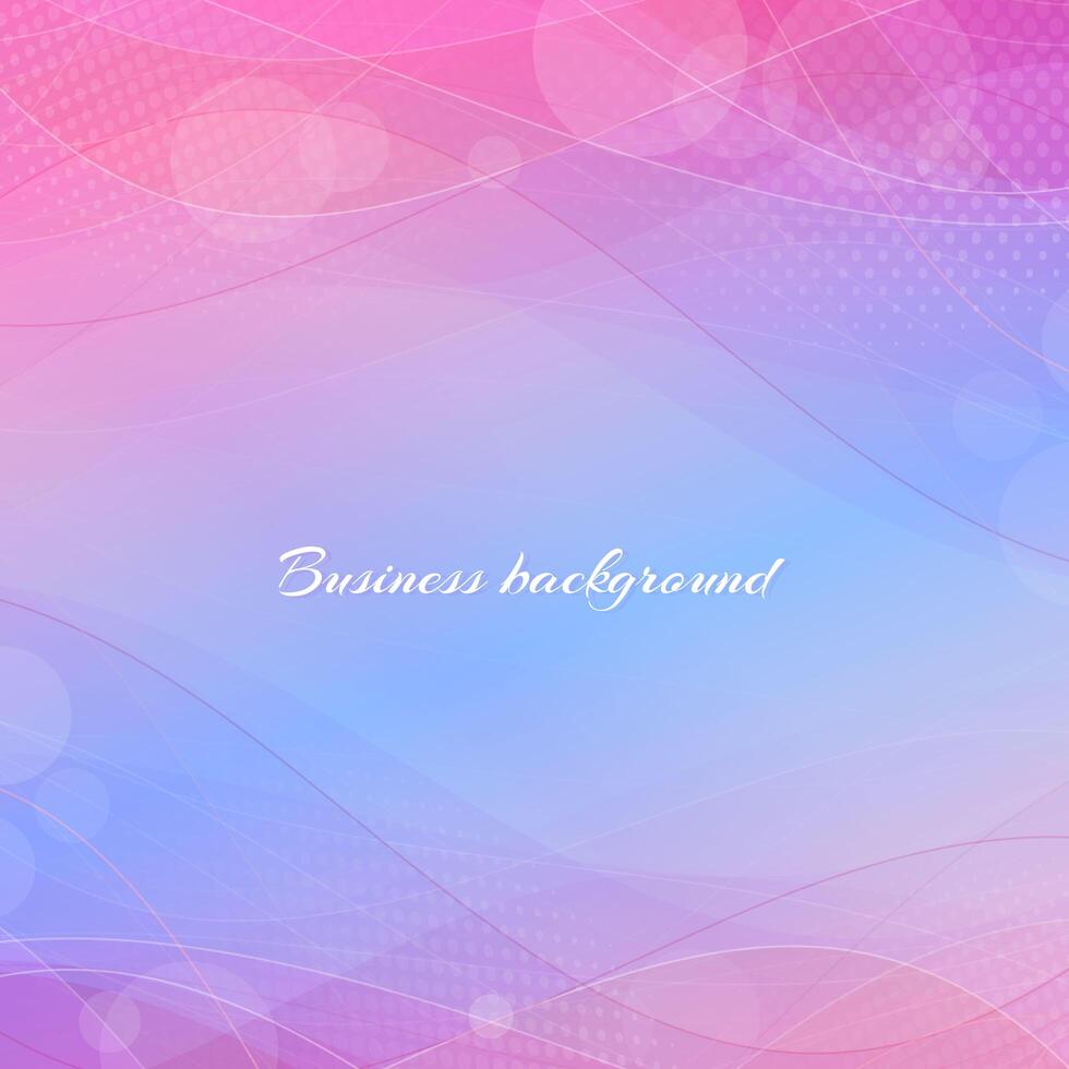 Blue and pink wavy background vector