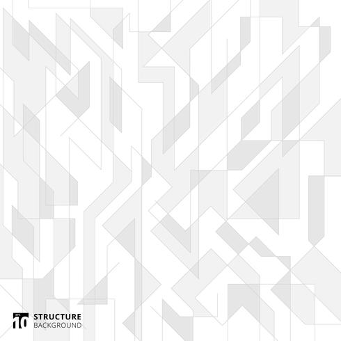 Abstract lines structure white and gray background. vector