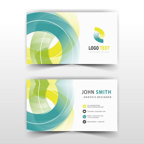 professional visit card vector