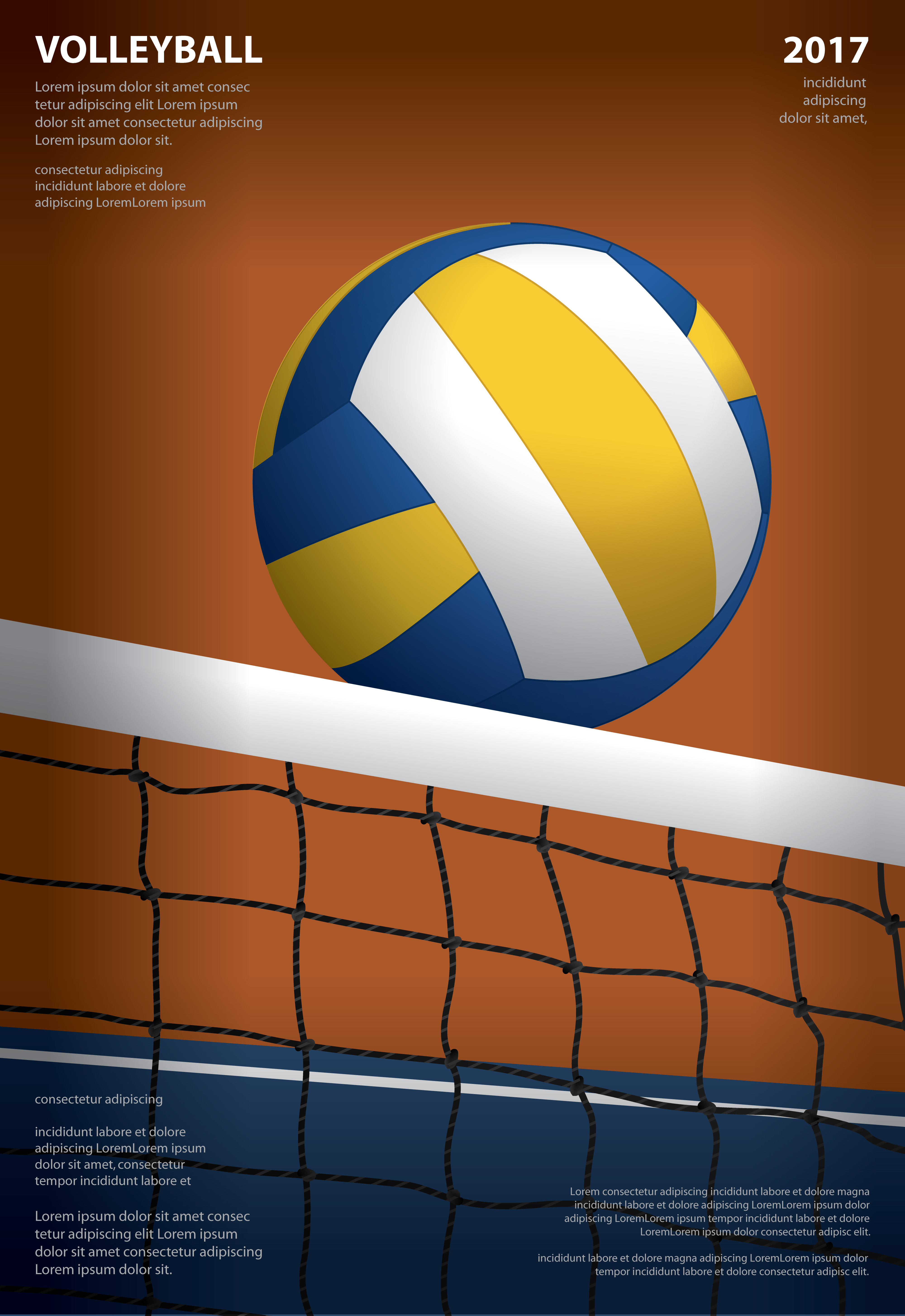 Cool Volleyball Poster Ideas