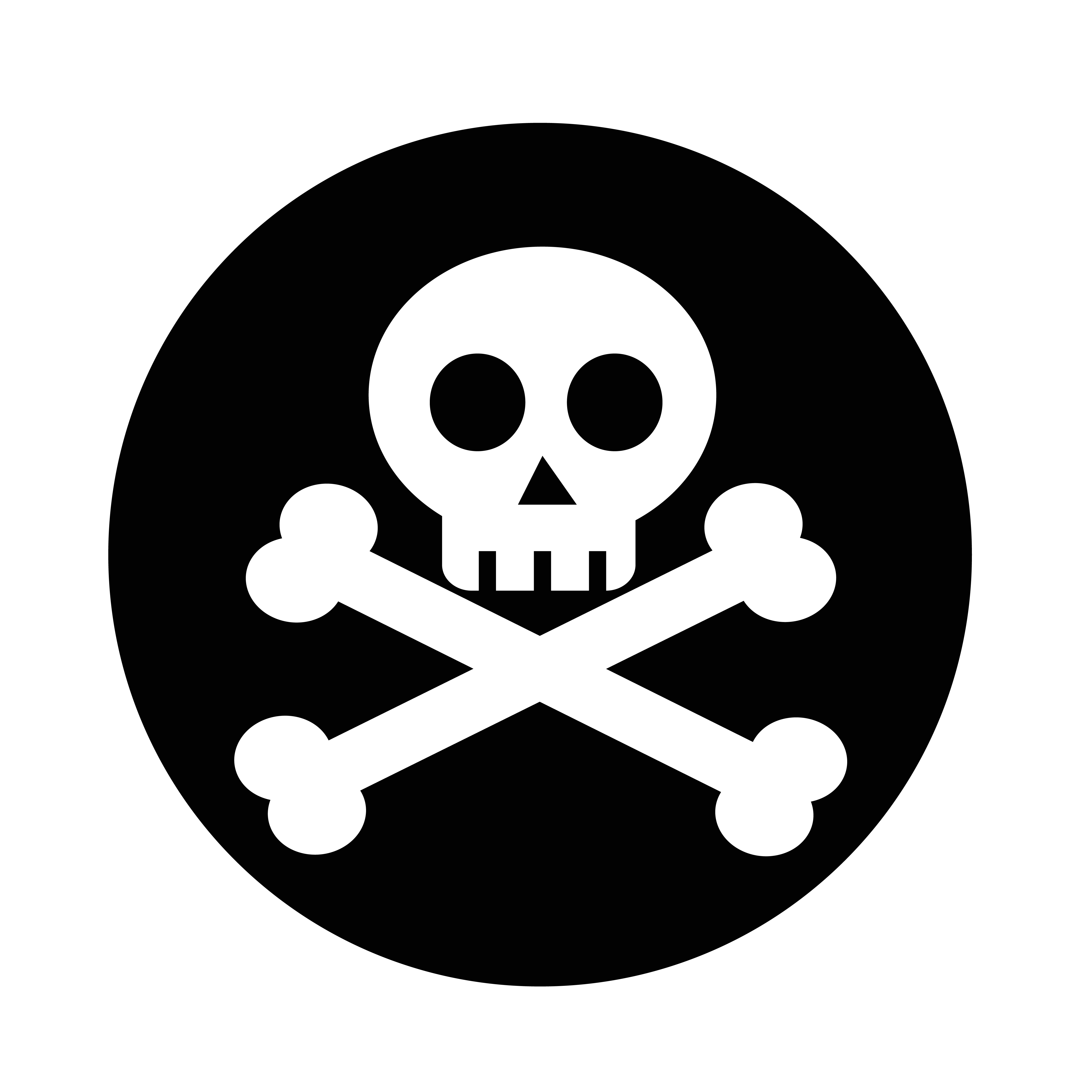 skull and bones icon skull and bones icon