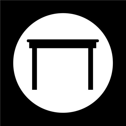 Table Icon vector