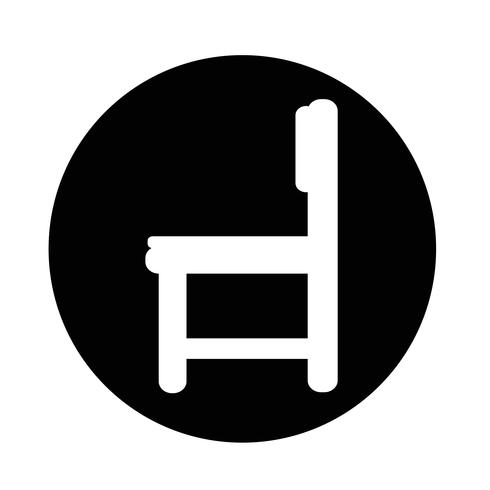 Chair Furniture Icon vector