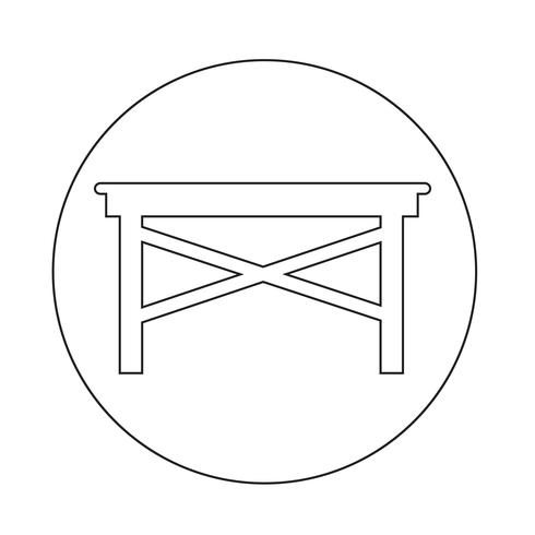 Table Icon vector