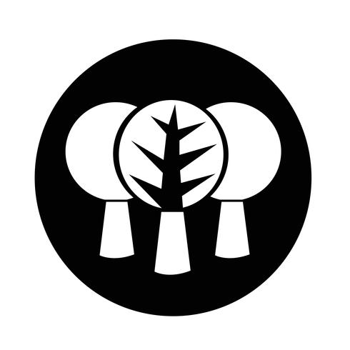 Icono de arbol vector