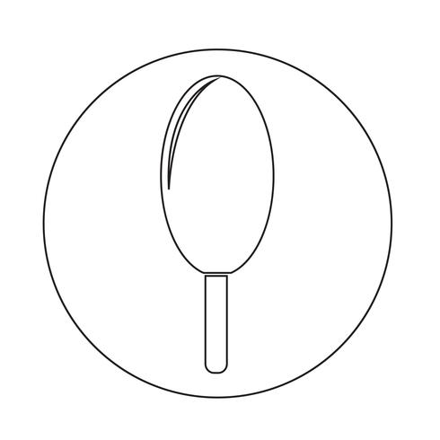 Icono de helado vector