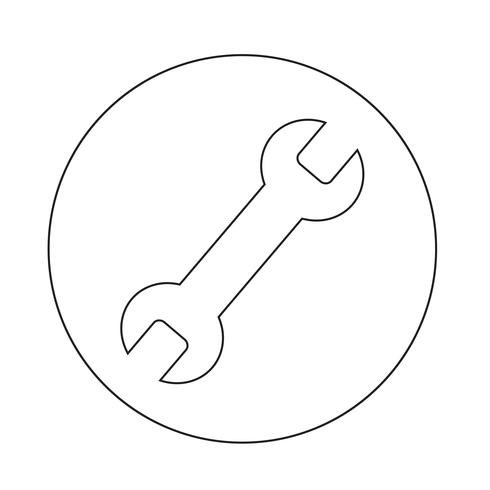 tool icon vector