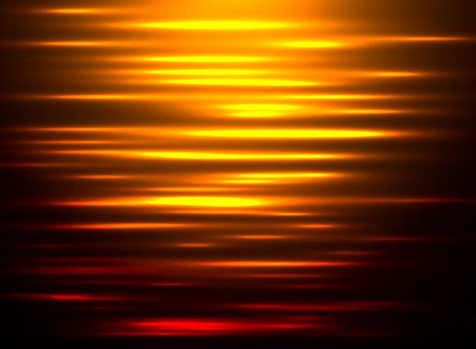 Abstract background water reflection at sunset. vector
