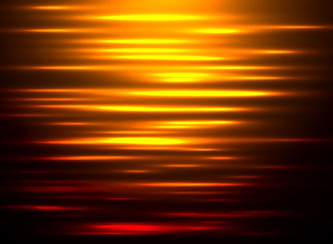 Abstract background water reflection at sunset. vector