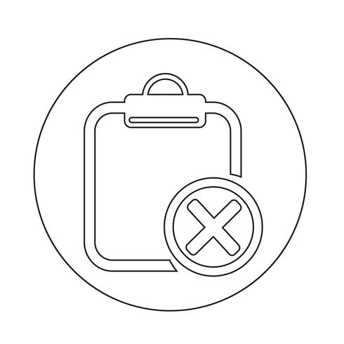 Clipboard  icon vector