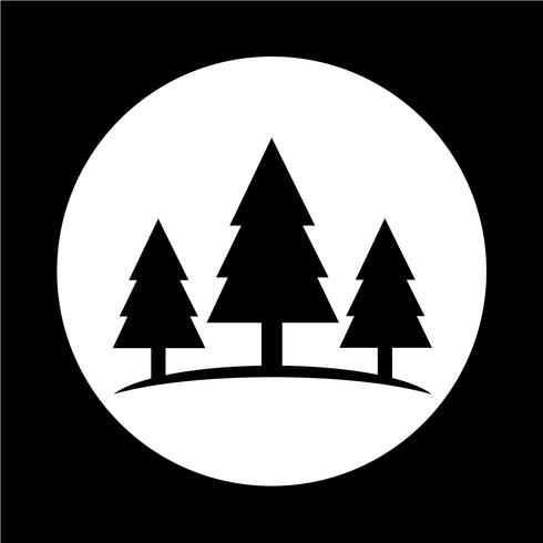 tree icon vector