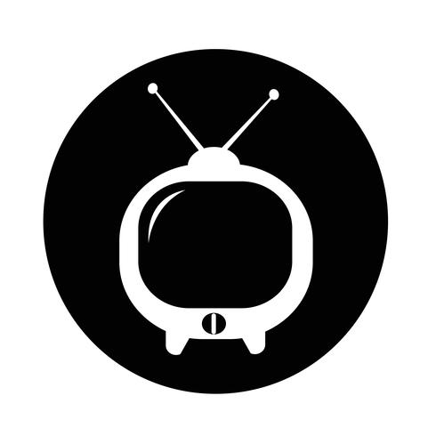 icono de tv vector