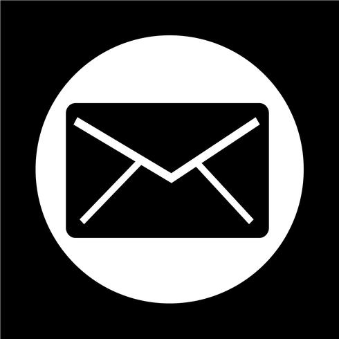 icono de correo vector