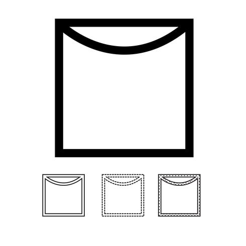 laundry symbol icon vector