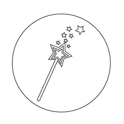 Magic Wand Icon vector