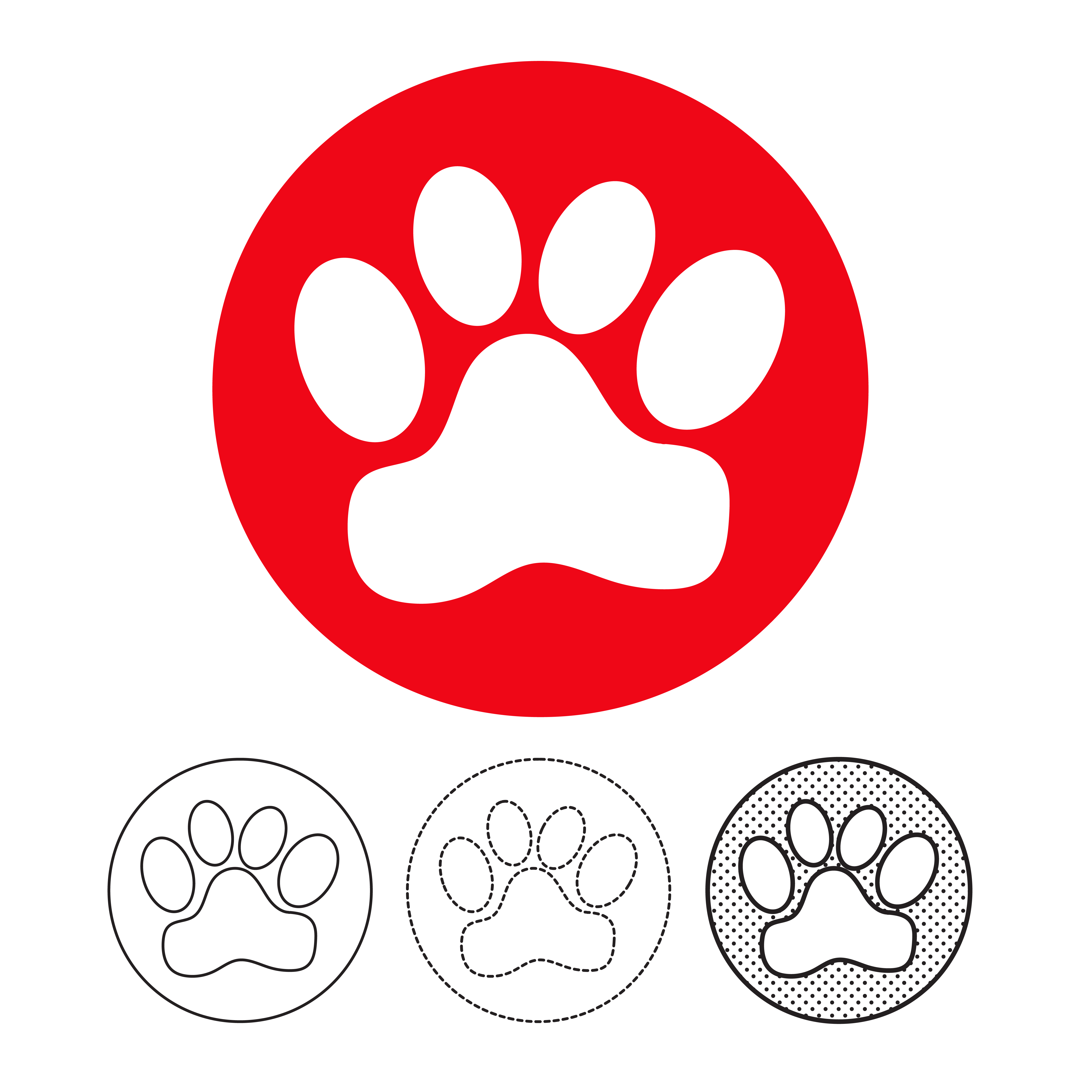 Animal footprint Icon Vector 571739 Vector Art at Vecteezy Animal footprint Icon Vector 571739 Vector Art at Vecteezy