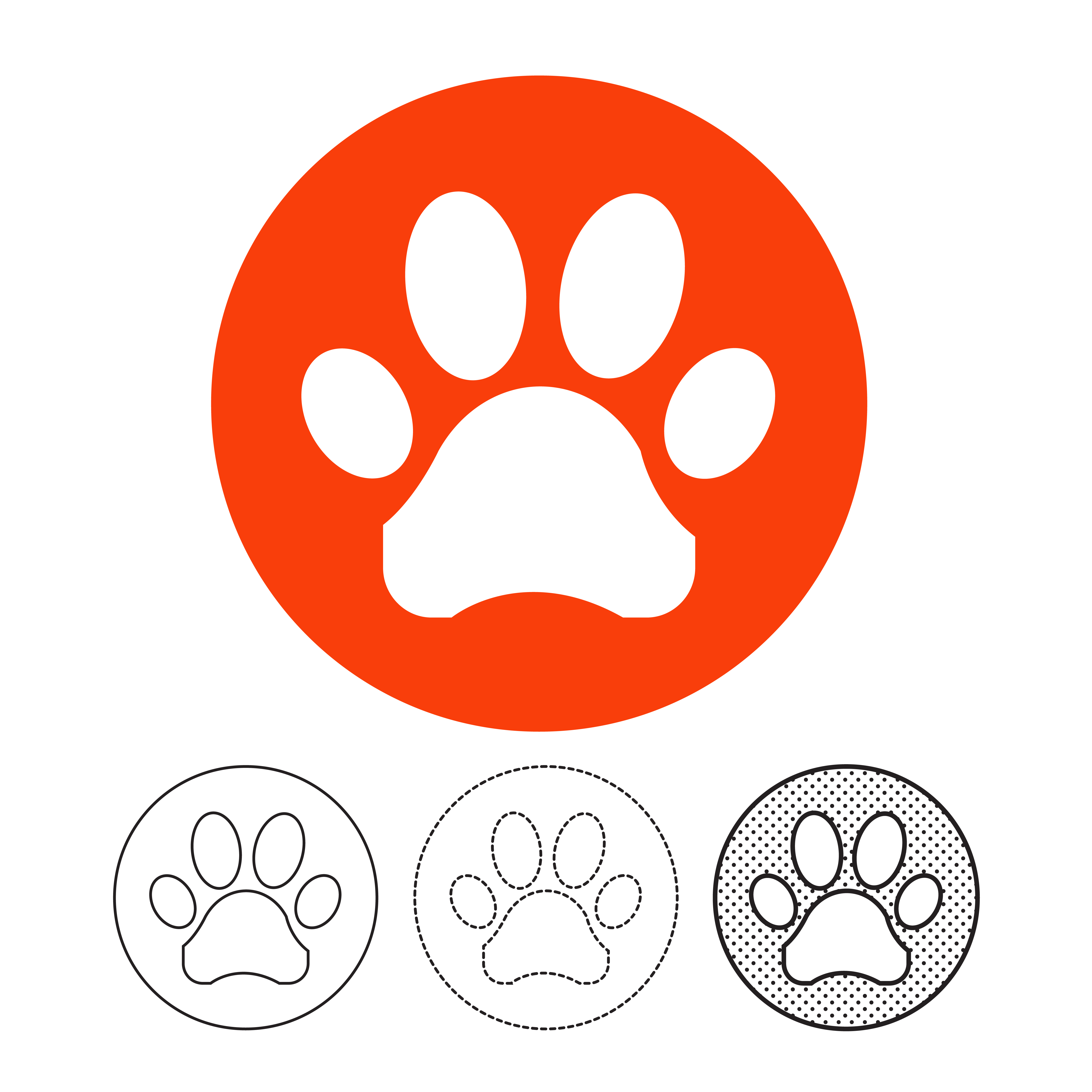 Download Animal footprint Icon Vector 571870 - Download Free Vectors, Clipart Graphics & Vector Art