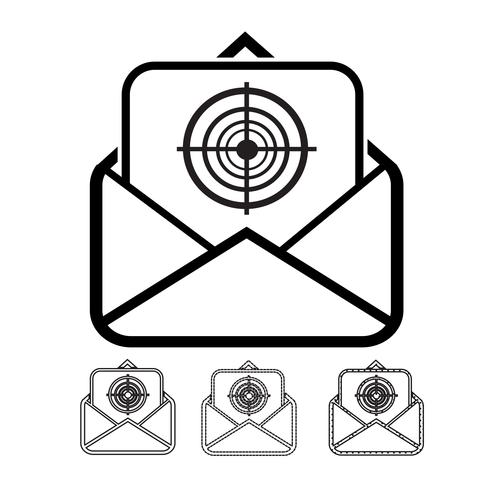 email and mail icon vector